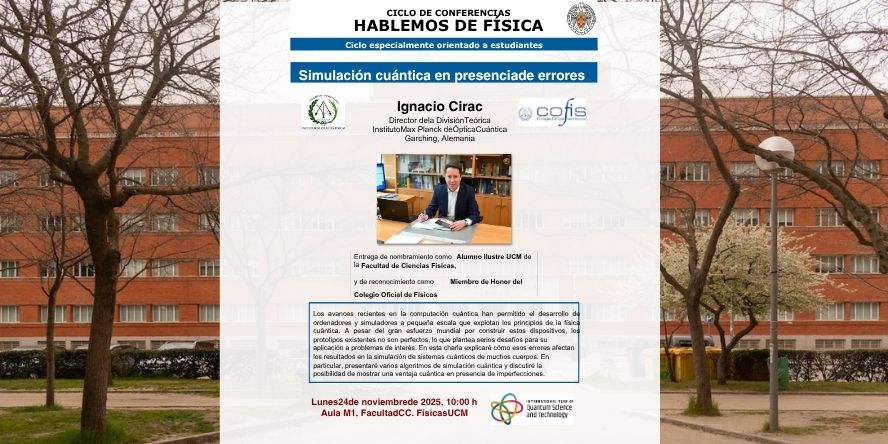 Ignacio Cirac Miembro de honor del cofis|
